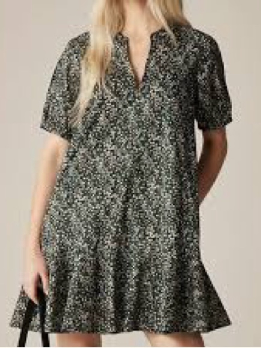 J.Crew Leopard Print Button Front Mini Dress Size 10 NWT Collared Cotton Blend